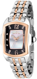 Invicta Lupah Czarny/Stal w kolorze różowego złota 39784