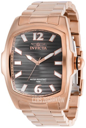 Invicta Lupah Czarny/Stal w kolorze różowego złota 39805