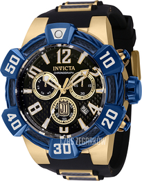 Invicta Jason Taylor Czarny/Stal w odcieniu złota Ø52 mm 40444