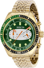 Invicta Speedway Zielony/Stal w odcieniu złota Ø43 mm 40528
