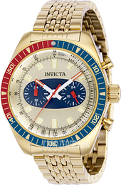 Invicta Speedway Żółte złoto/Stal w odcieniu złota Ø43 mm 40529