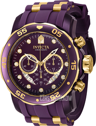 Invicta Pro Diver Purpurowy/Stal Ø48 mm 40933