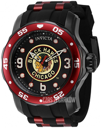 Invicta Nhl Czarny/Stal Ø48 mm 42645