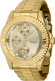 Invicta Pro Diver Żółte złoto/Stal w odcieniu złota Ø43.5 mm 43410