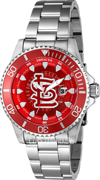 Invicta MLB Czerwony/Stal Ø47 mm 43479