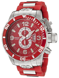 Invicta Corduba Czerwony/Stal Ø52 mm 6597