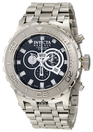 Invicta Subaqua Czarny/Stal Ø52 mm 6896