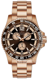 Invicta Signature Brązowy/Stal w kolorze różowego złota Ø45 mm 7010