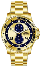 Invicta Signature Żółte złoto/Stal w odcieniu złota Ø45 mm 7017