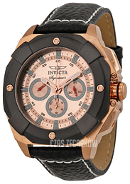 Invicta Signature Różowe złoto/Skóra Ø44 mm 7291