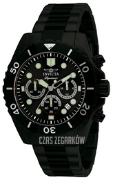 Invicta Signature II Czarny/Stal Ø45 mm 7369