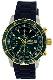 Invicta Signature II Zielony/Guma Ø45 mm 7397