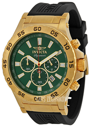 Invicta Signature Zielony/Guma Ø46 mm 7444