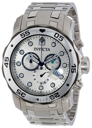 Invicta Pro Diver Srebrny/Stal Ø48 mm 80060