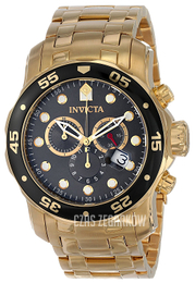 Invicta Pro Diver Szary/Stal w odcieniu złota Ø48 mm 80064