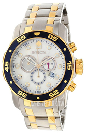 Invicta Pro Diver Biały/Stal w odcieniu złota Ø48 mm 80078