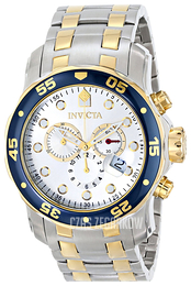 Invicta Pro Diver Srebrny/Stal w odcieniu złota Ø48 mm 80079