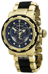 Invicta Reserve Niebieski/Stal w odcieniu złota Ø48 mm 80301