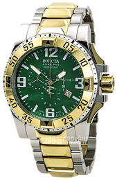 Invicta Excursion Zielony/Stal w odcieniu złota Ø49.5 mm 80389