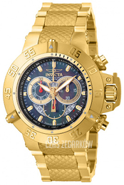 Invicta Subaqua Czarny/Stal w odcieniu złota Ø50 mm 80528