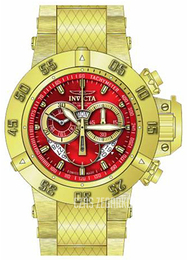 Invicta Subaqua Czerwony/Pozlacana Ø50 mm 80529