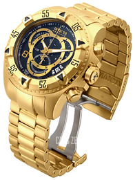 Invicta Excursion Czarny/Stal w odcieniu złota Ø52 mm 80624