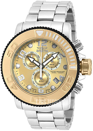 Invicta Żółte złoto/Stal Ø50 mm 90251