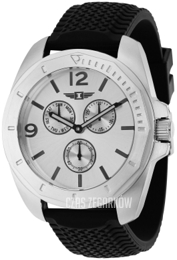 Invicta I By Invicta Srebrny/Guma Ø45 mm IBI36498