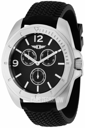Invicta I By Invicta Czarny/Guma Ø45 mm IBI36499