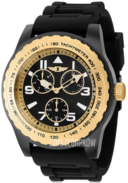 Invicta I By Invicta Czarny/Guma Ø45.5 mm IBI36512