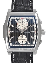 IWC Da Vinci Czarny/Skóra 43.1x51 mm IW376421