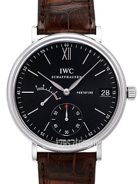 IWC Portofino Hand-Wound 8 Days Szary/Skóra Ø45 mm IW510102