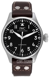 IWC Big Pilot Czarny/Skóra Ø43 mm IW329301