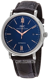 IWC Portofino Niebieski/Skóra Ø40 mm IW356523