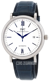 IWC Portofino Biały/Skóra Ø40 mm IW356527