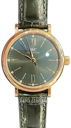IWC Portofino Zielony/Skóra Ø34 mm IW357409