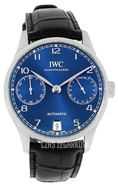 IWC Portuguese Niebieski/Skóra Ø42.3 mm IW500710