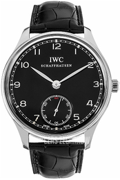 IWC Portugieser Czarny/Skóra Ø44 mm IW545407