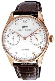 IWC Portuguese Automatic Srebrny/Skóra Ø42.3 mm IW500113