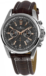 Jacques Lemans Liverpool Czarny/Skóra Ø44 mm 1-1117-1WN