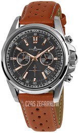 Jacques Lemans Szary/Skóra Ø44 mm 1-1117.1WP