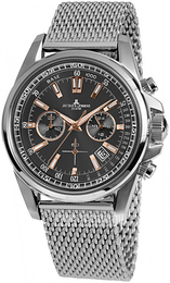 Jacques Lemans Liverpool Czarny/Stal Ø44 mm 1-1117.1WS