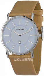 Jacques Lemans York Niebieski/Skóra Ø39 mm 1-1620H