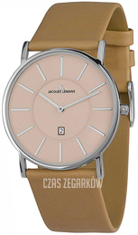 Jacques Lemans York Różowy/Skóra Ø39 mm 1-1620I