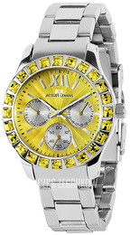 Jacques Lemans Żółty/Stal Ø37 mm 1-1627ZE