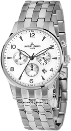 Jacques Lemans London Biały/Stal Ø40 mm 1-1654ZF