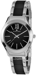 Jacques Lemans Rome Czarny/Stal Ø37 mm 1-1796A