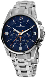 Jacques Lemans Liverpool Niebieski/Stal Ø44 mm 1-1799H