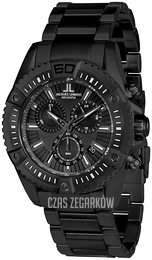 Jacques Lemans Liverpool Czarny/Stal Ø46 mm 1-1805J