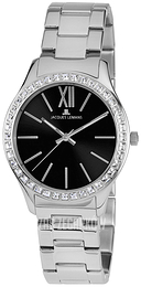 Jacques Lemans Rome Czarny/Stal Ø37 mm 1-1841E